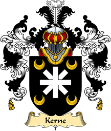 English Family Coat of Arms (v.25) Kerne