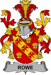 Irish Coat of Arms for Rowe