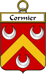 French Coat of Arms Badge for Cormier