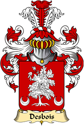 French Family Coat of Arms (v.23) for Desbois