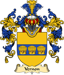 English Family Coat of Arms (v.25) Vernon