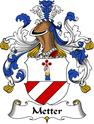 German Wappen Coat of Arms for Metter