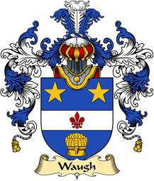 Scottish Family Coat of Arms (v.25) Waugh