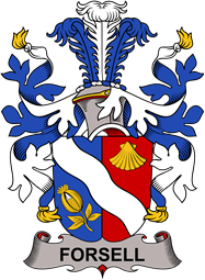 Swedish Coat of Arms for Forsell or Forselles