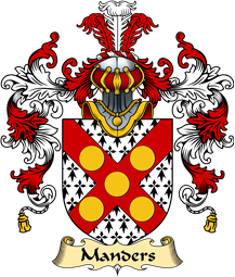 Irish Family Coat of Arms (v.25a) Manders