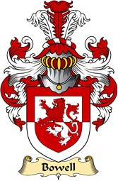 English Coat of Arms (v.23) for the family Bowell