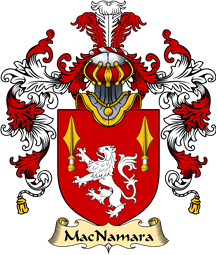 Irish Family Coat of Arms (v.25a) MacNamara