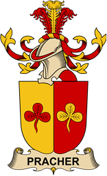 Republic of Austria Coat of Arms for Pracher