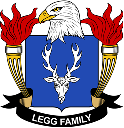 Coat of arms used by the Legg family in the United States of America