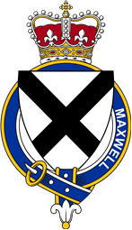 Families of Britain Coat of Arms Badge for: Maxwell (Scotland)