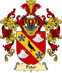 English Family Coat of Arms (v.25) Peter or Petre