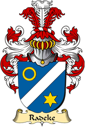 v.23 Coat of Family Arms from Germany for Radeke