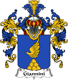 Italian Family Coat of Arms (v.25b) Giannini