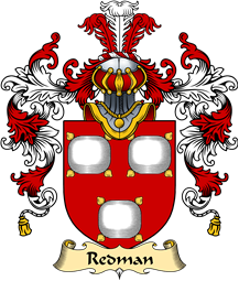 Irish Family Coat of Arms (v.25a) Redman