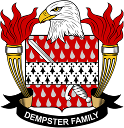 Coat of arms used by the Dempster family in the United States of America