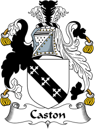 English Coat of Arms for the family Caston