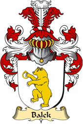 v.23 Coat of Family Arms from Germany for Balck