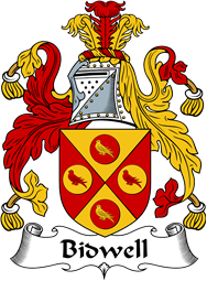 English Coat of Arms for the family Bidwell