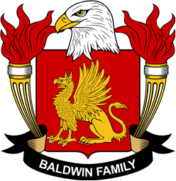 Coat of arms used by the Baldwin family in the United States of America