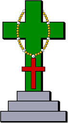 Cross, Calvary Rosary Pendent