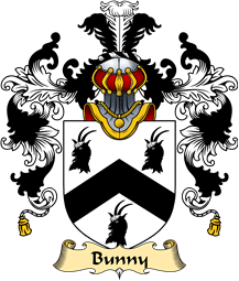 English Family Coat of Arms (v.25) Bunny or Bunney