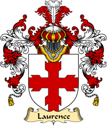 Irish Family Coat of Arms (v.25a) Laurence
