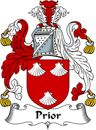 English Coat of Arms for the family Prior or Pryer