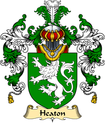 Irish Family Coat of Arms (v.25a) Heaton