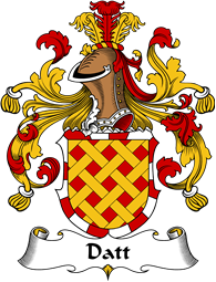 German Wappen Coat of Arms for Datt