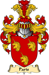 English Coat of Arms (v.23) for the family Paris