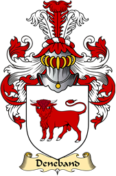 Welsh Family Coat of Arms (v.23) for Deneband (or DENEBAUD, of Gwent)