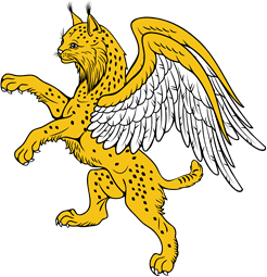 Lynx Rampant Winged