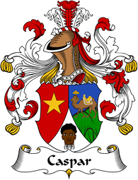 German Wappen Coat of Arms for Caspar