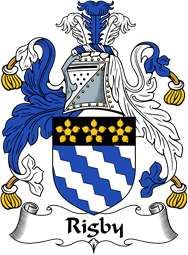 English Coat of Arms for the family Rigby