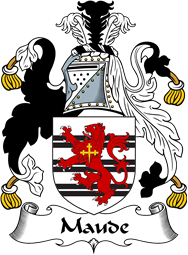 English Coat of Arms for the family Maude or Mawhood