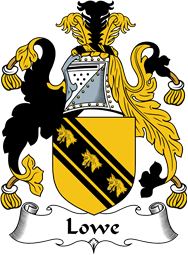 English Coat of Arms for the family Lowe