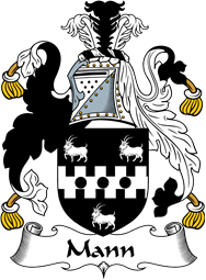 English Coat of Arms for the family Mann