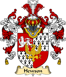 Irish Family Coat of Arms (v.25a) Hewson