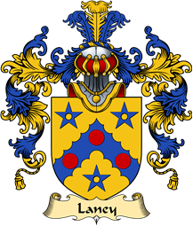 Irish Family Coat of Arms (v.25a) Laney or Lany