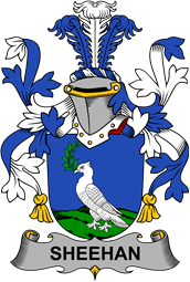 Irish Coat of Arms for Sheehan or O