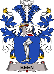 Coat of arms used by the Danish family Been