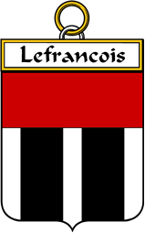 French Coat of Arms Badge for Lefrancois (Francois le)