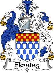 English Coat of Arms for the family Fleming