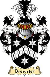 English Coat of Arms (v.23) for the family Brewster