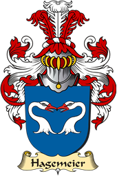 v.23 Coat of Family Arms from Germany for Hagemeier