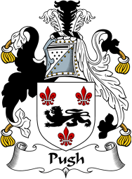 English Coat of Arms for the family Pugh