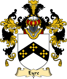 Irish Family Coat of Arms (v.25a) Eyre