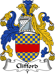 English Coat of Arms for the family Clifford