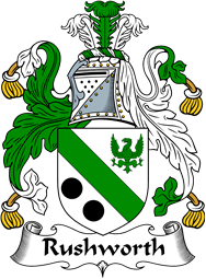 English Coat of Arms for the family Rushworth