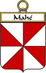 French Coat of Arms Badge for Mahé